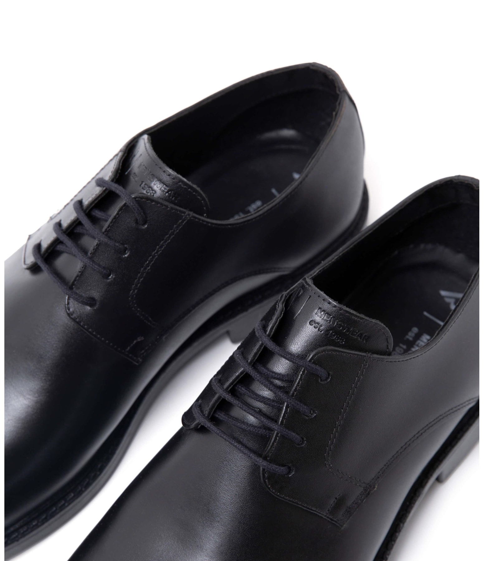 Sapato Couro Office Derby Preto