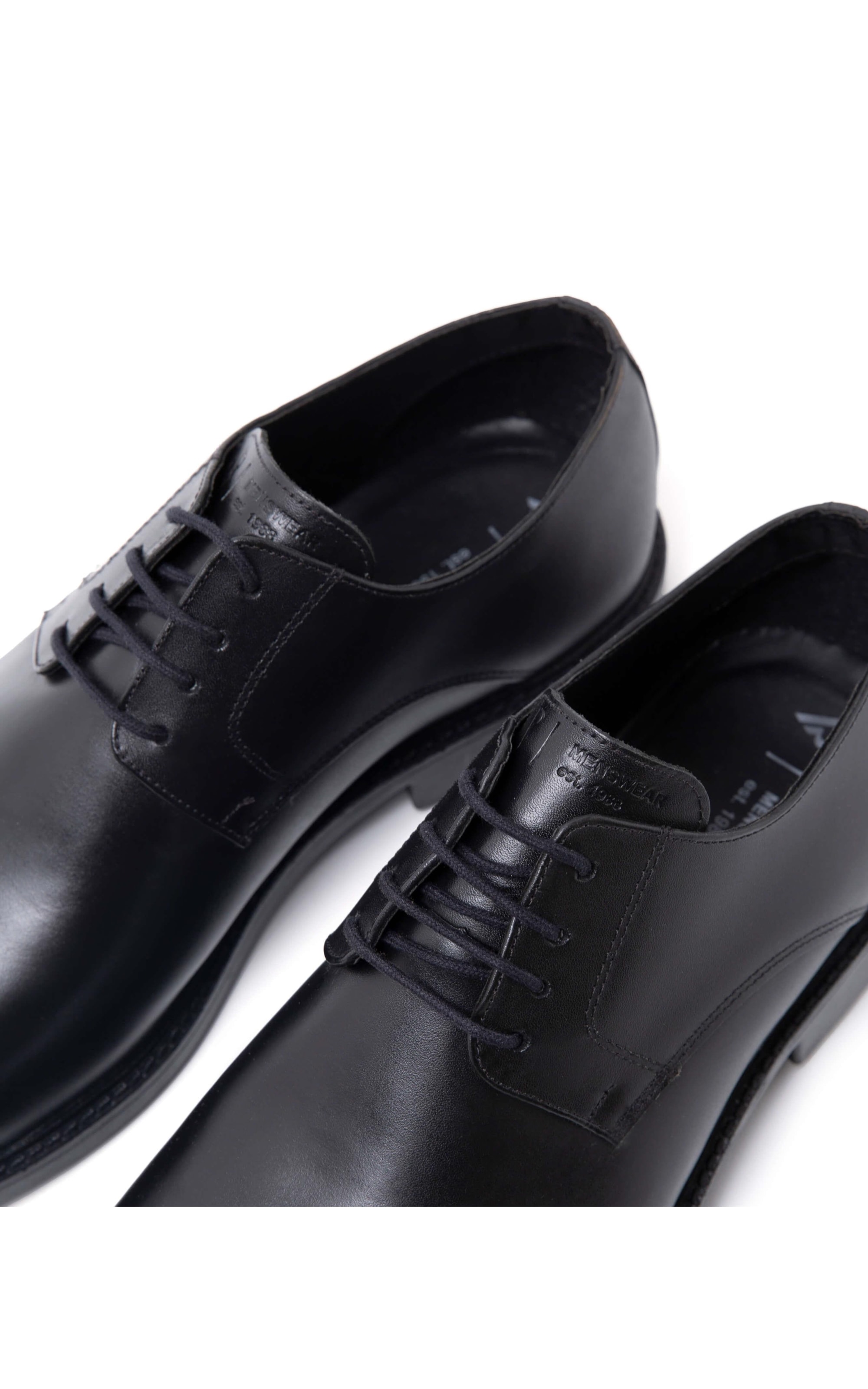 Sapato Couro Office Derby Preto