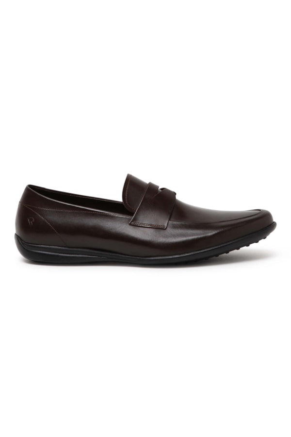 Sapato Mocassim Couro Café