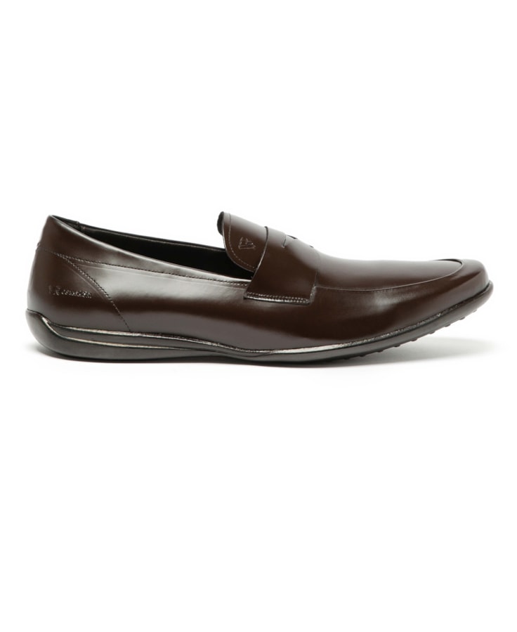 Sapato Mocassim Couro Sola em Gel Cafe