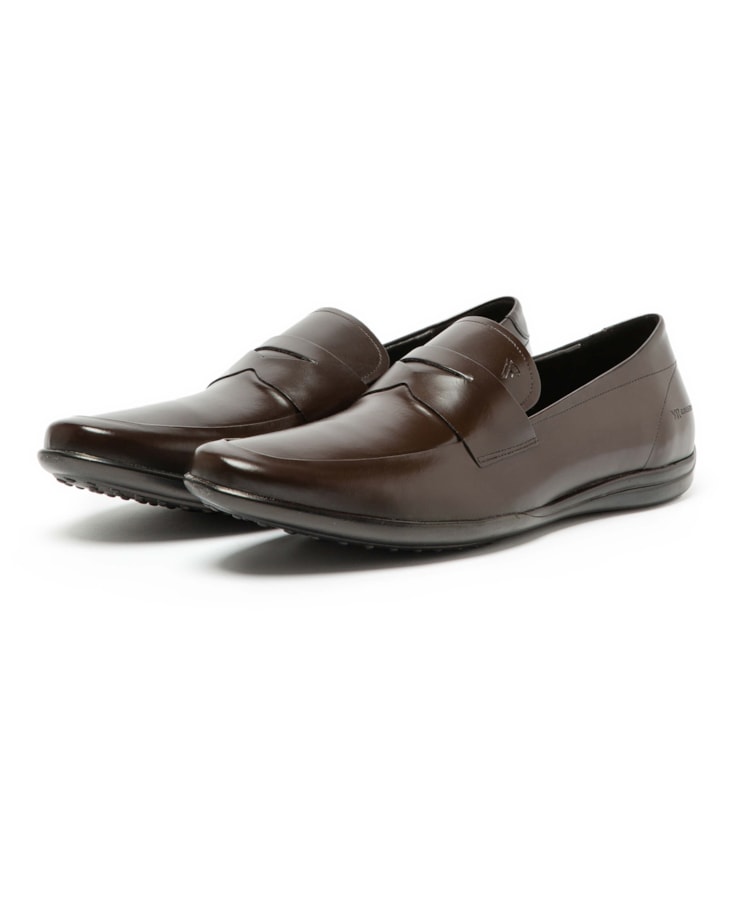 Sapato Mocassim Couro Sola em Gel Cafe