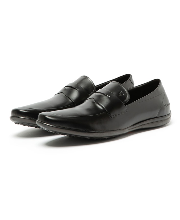 Sapato Mocassim Couro Sola em Gel Preto