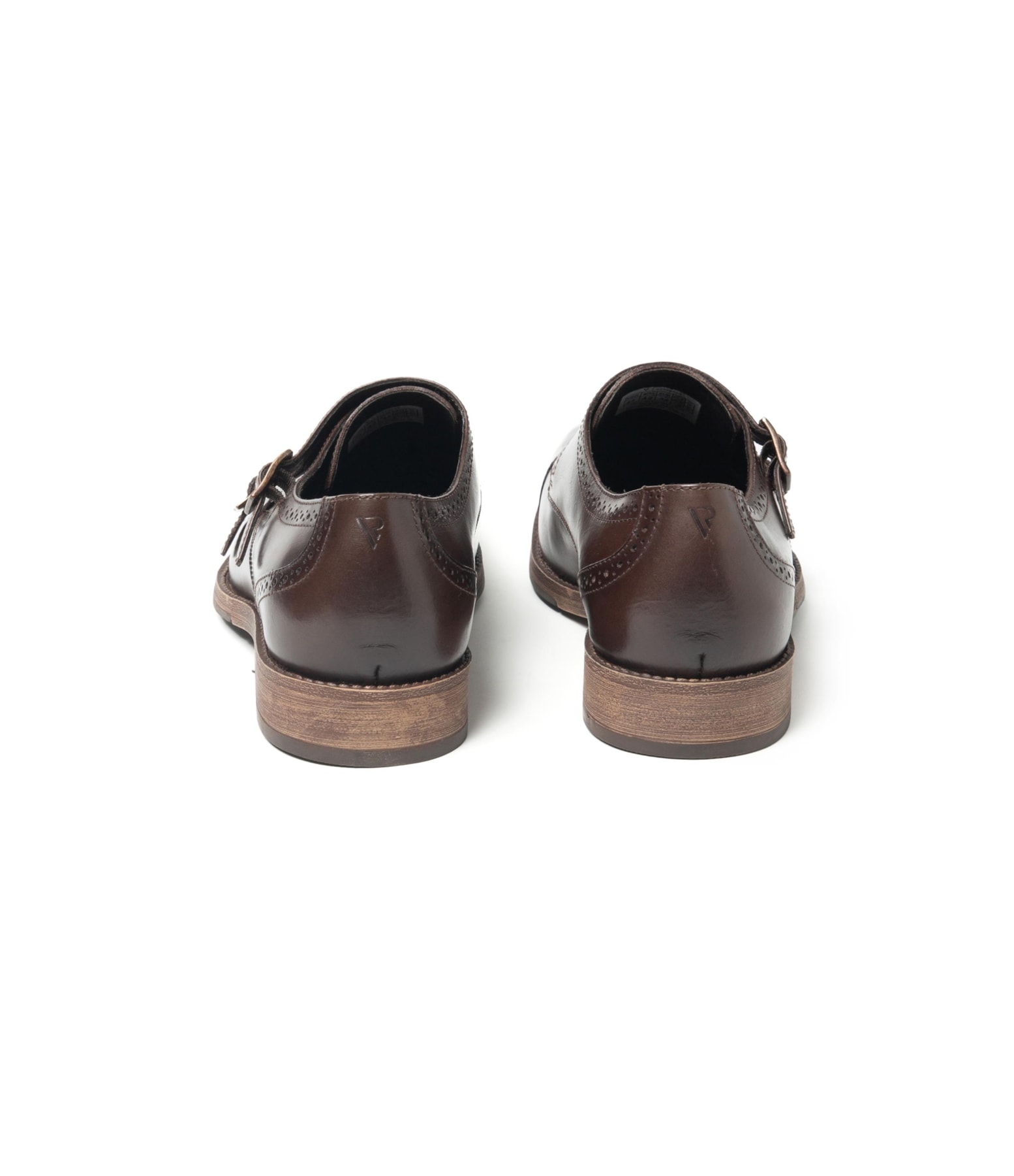 Sapato Monk Strap Dark Brown