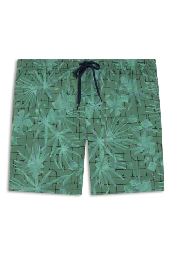 Short Praia Amni Tiles Verde Claro