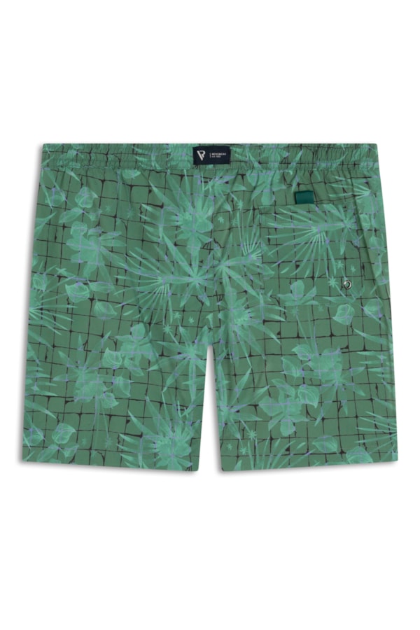 Short Praia Amni Tiles Verde Claro