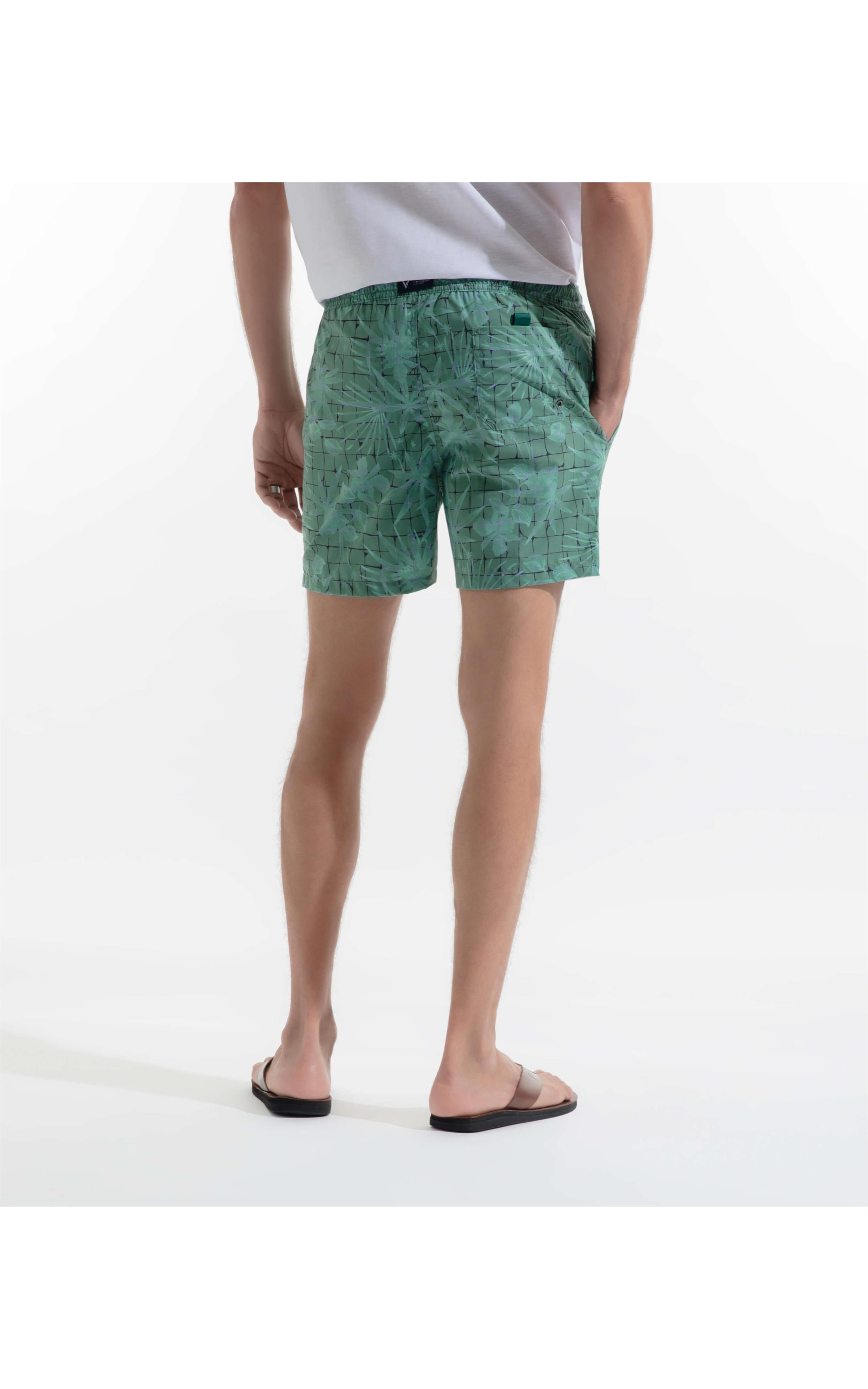 Short Praia Amni Tiles Verde Claro