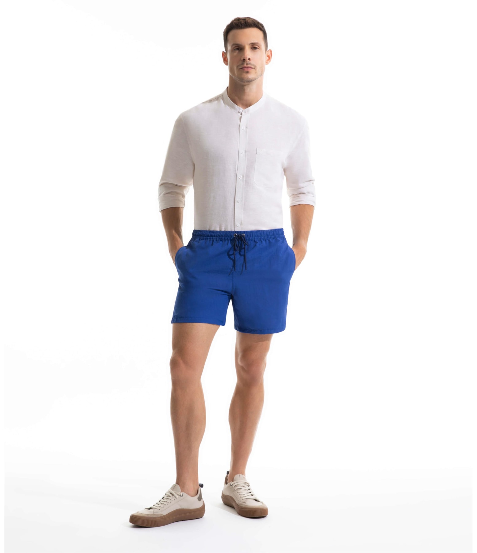 Shorts Praia Capri Azul Bic