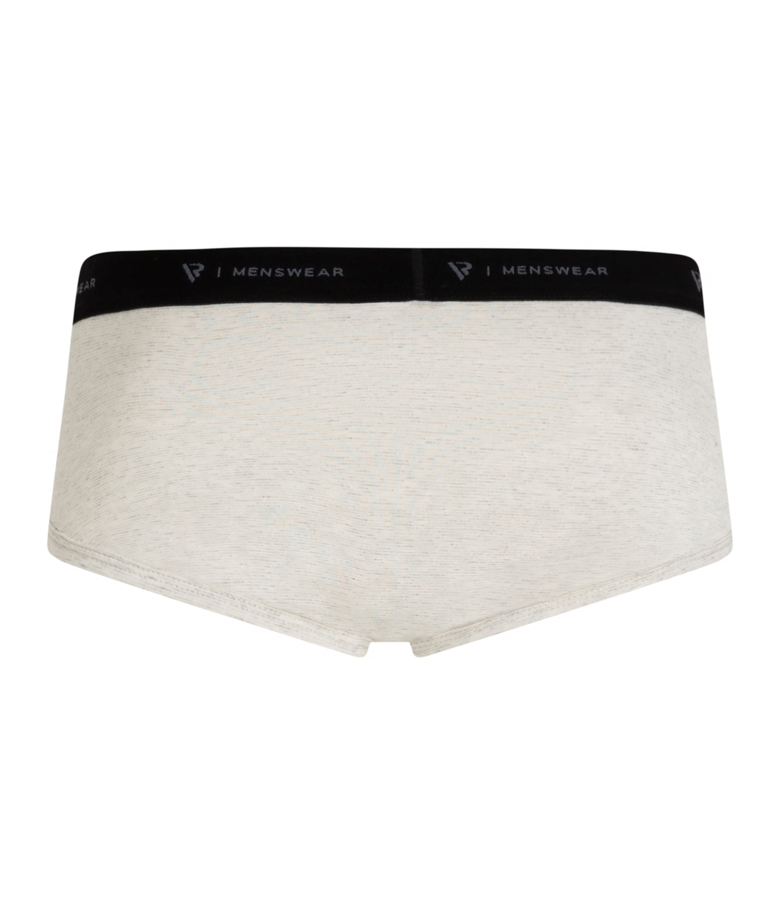 Slip Mescla Melange Com Abertura Cinza Mescla