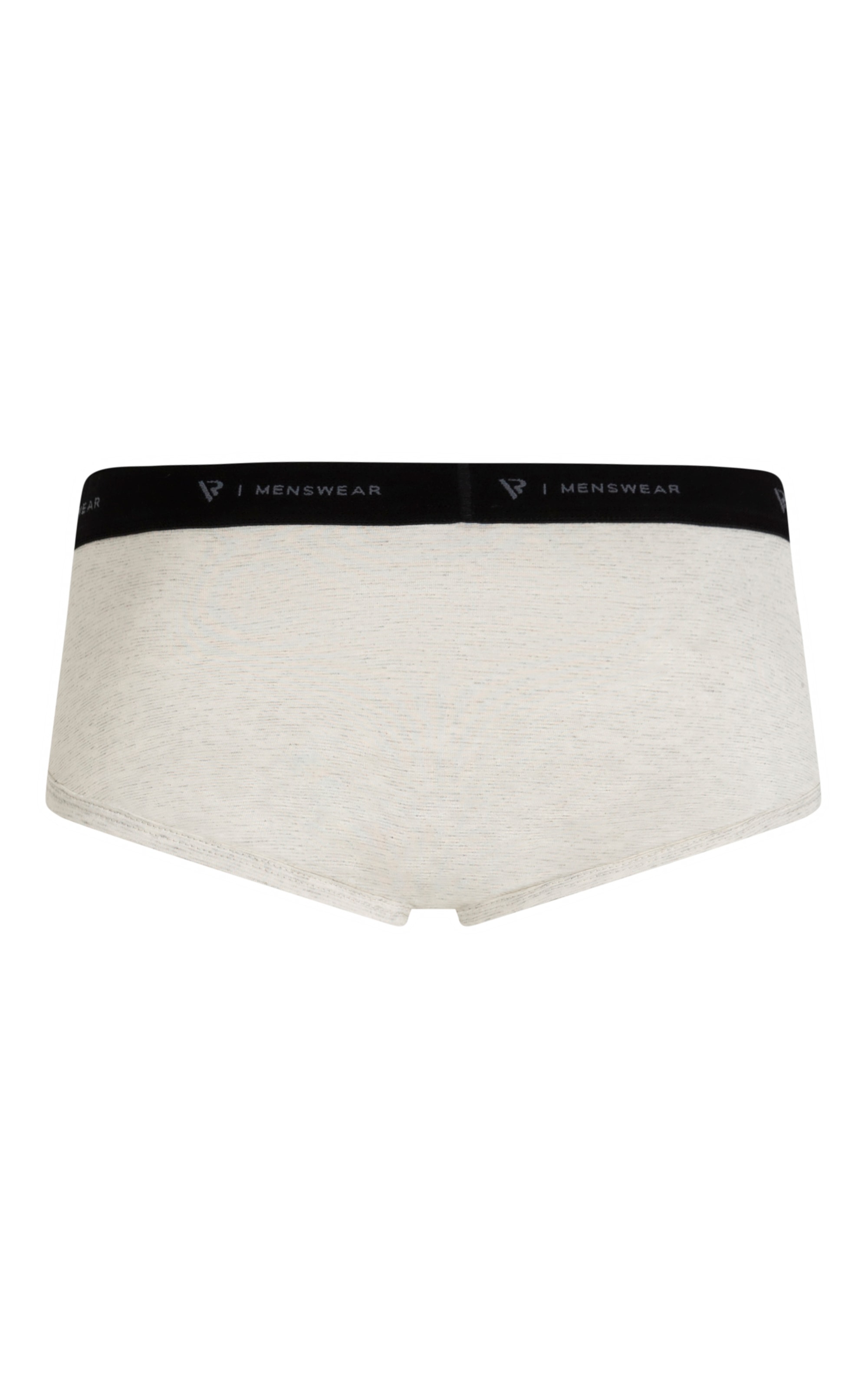 Slip Mescla Melange Com Abertura Cinza Mescla