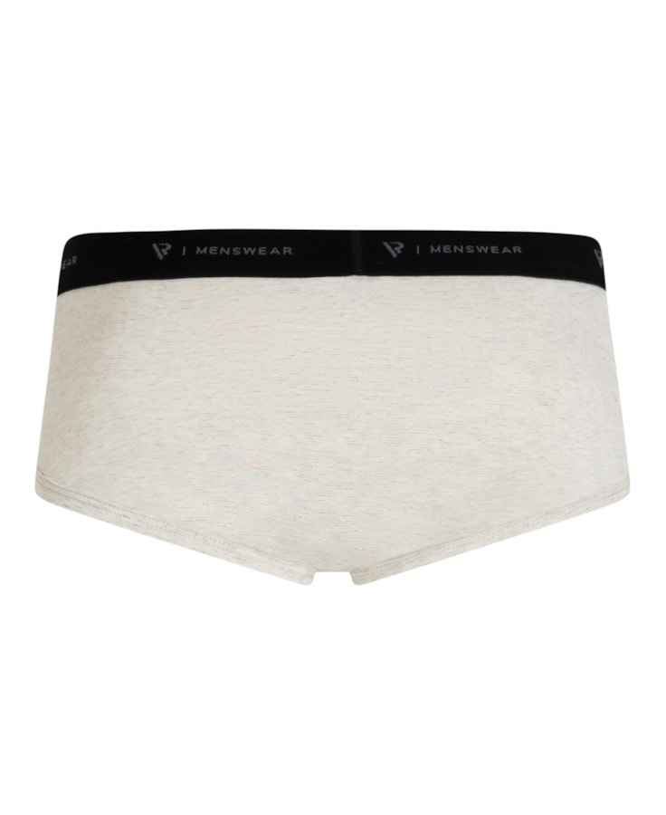 Slip Mescla Melange Com Abertura Cinza Mescla