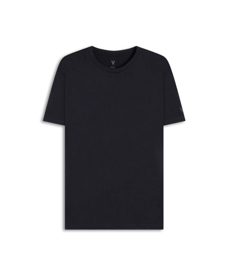 T-Shirt Basic Cotton Preto