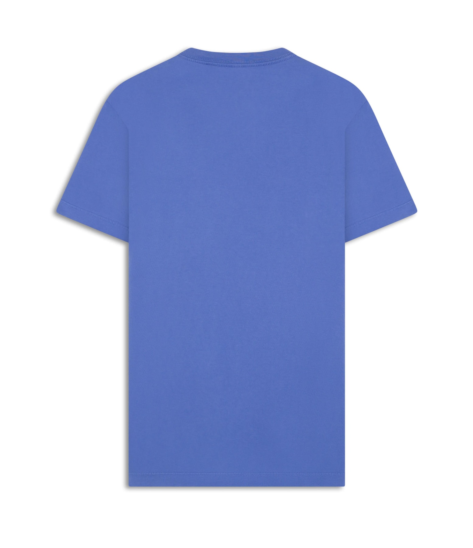 T-Shirt Básica Com Decote v Azul Chofer