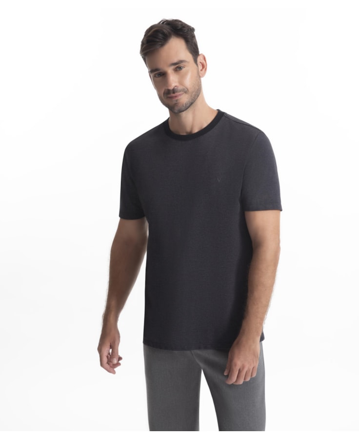 T-Shirt Bricks Modal Preto