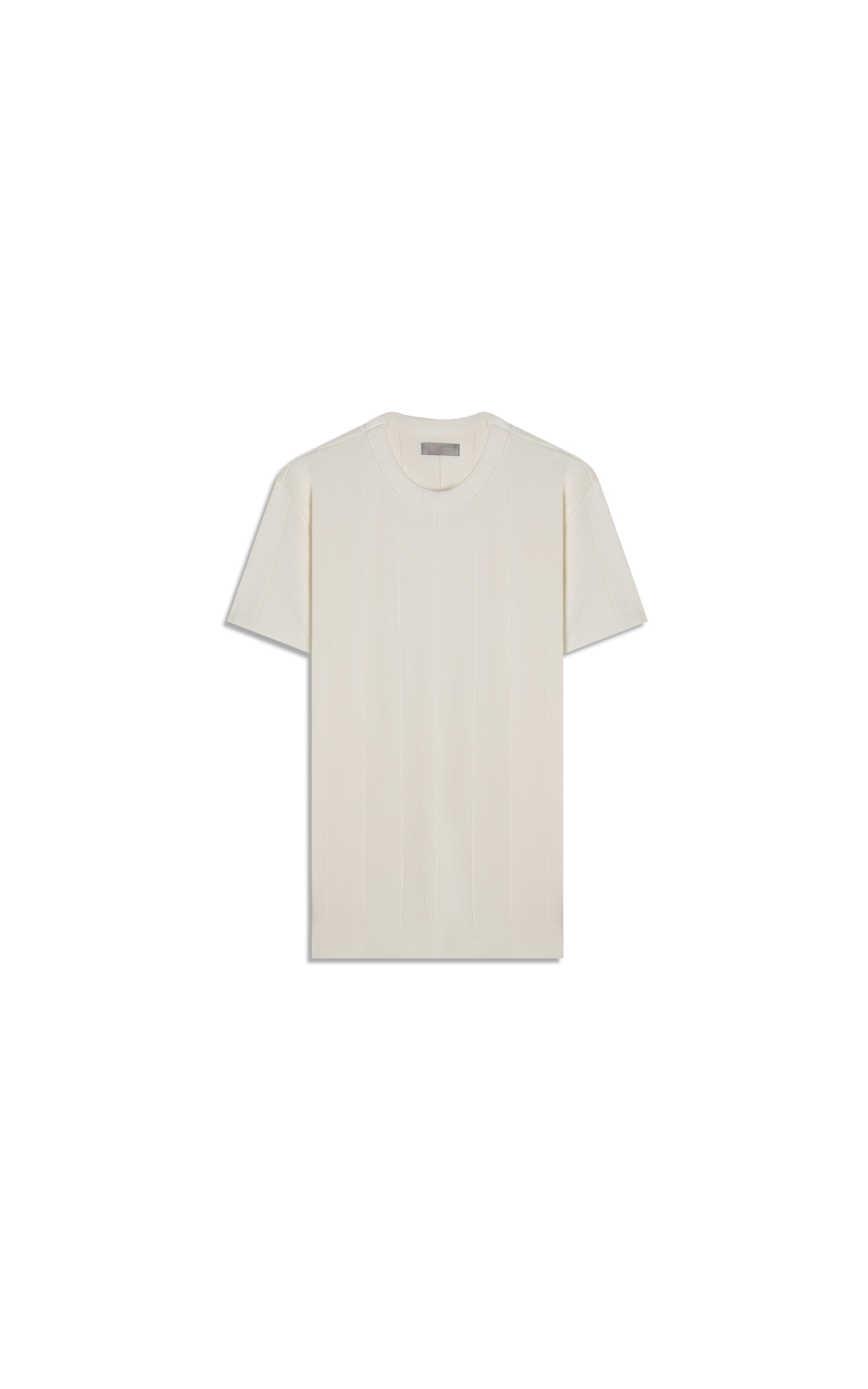 T-Shirt Canelado Viscose Off White