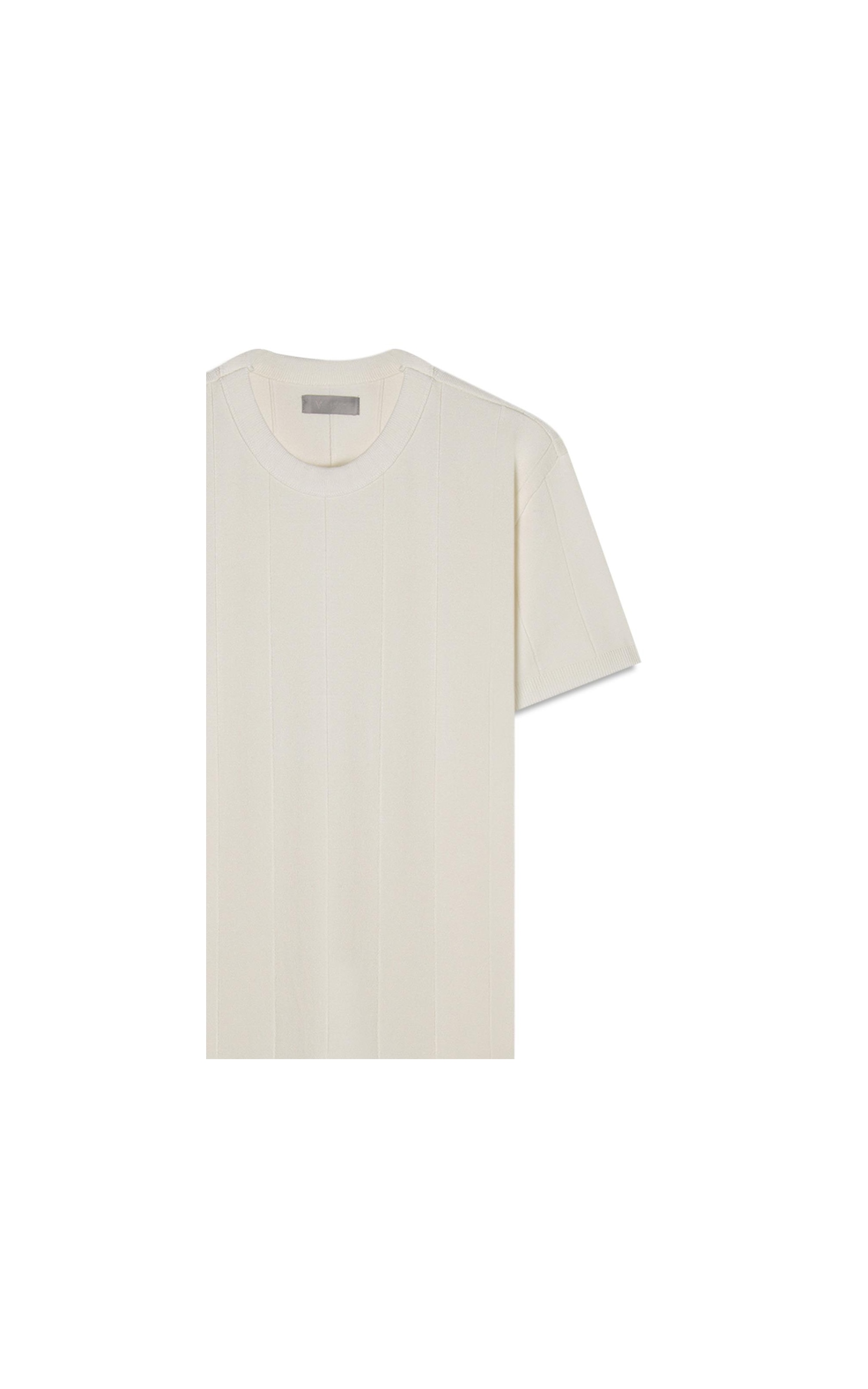 T-Shirt Canelado Viscose Off White