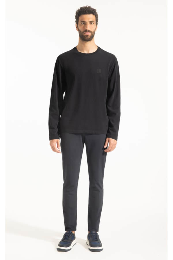 T-Shirt Gola Retilinea Preto