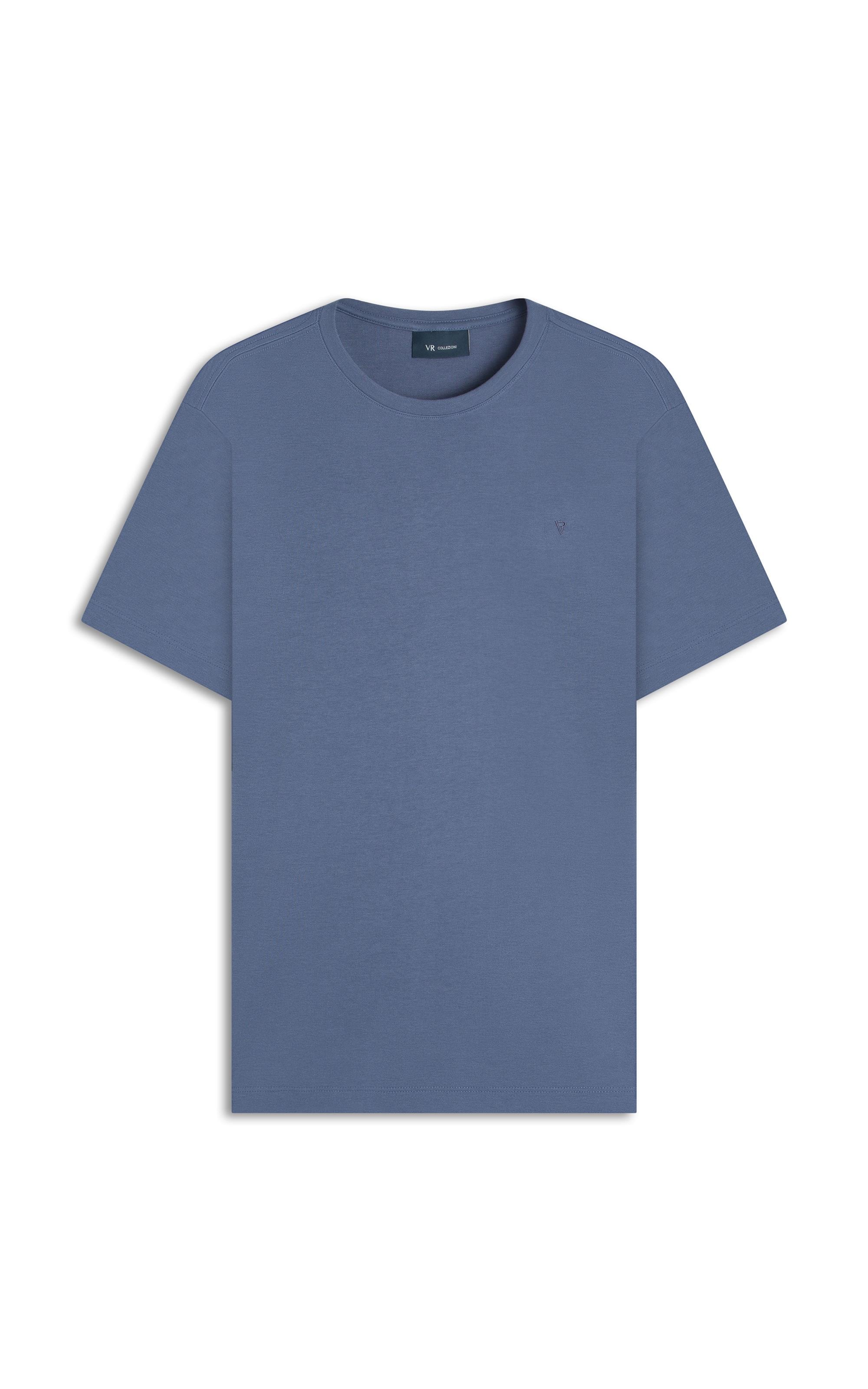 T-Shirt Interlock Pima Azul Claro