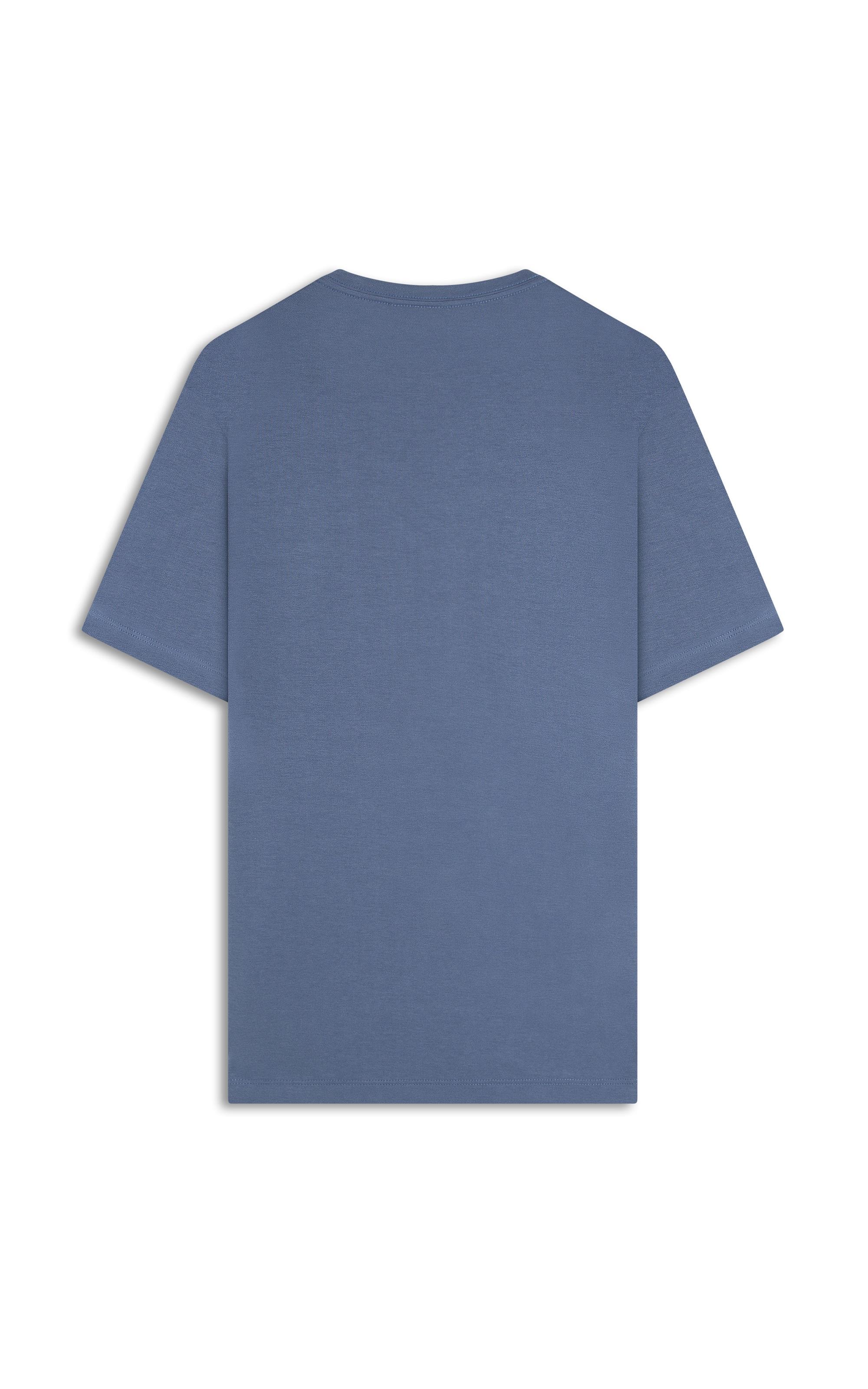 T-Shirt Interlock Pima Azul Claro
