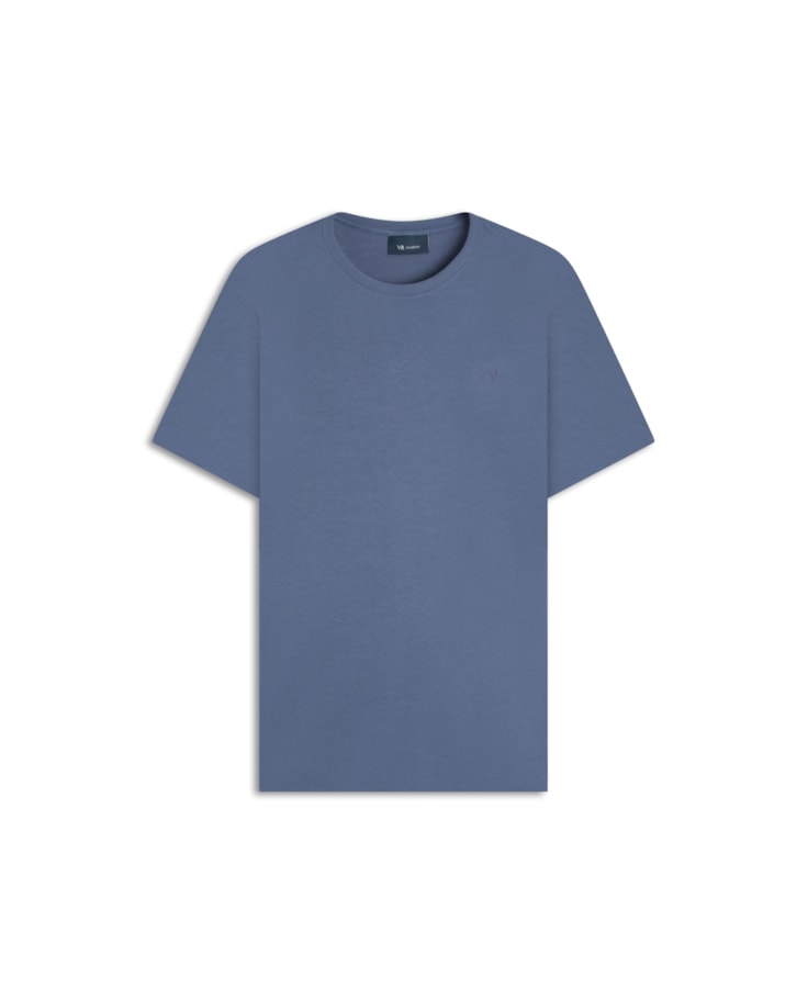 T-Shirt Interlock Pima Azul Claro