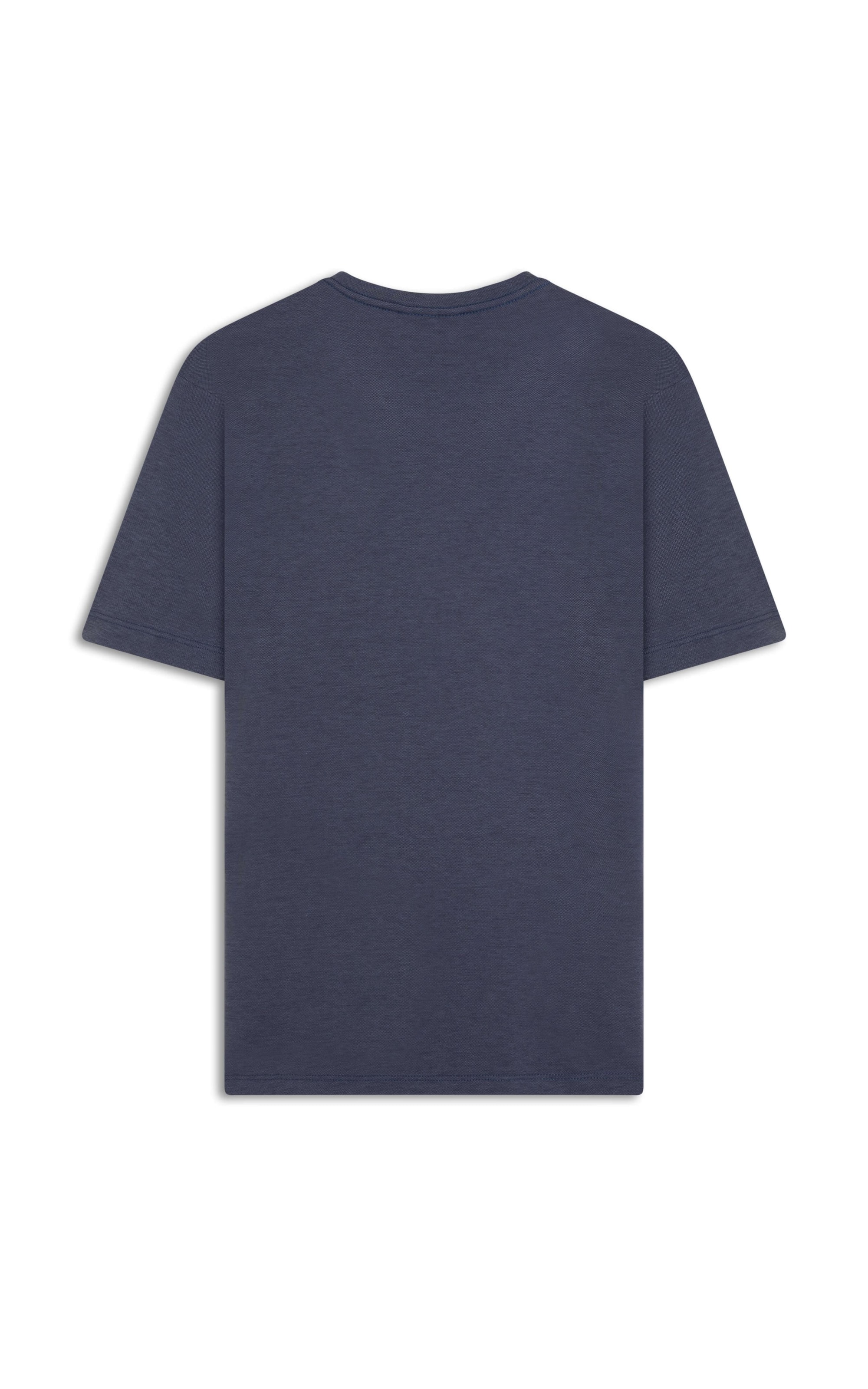 T-Shirt Interlock Pima Azul Escuro