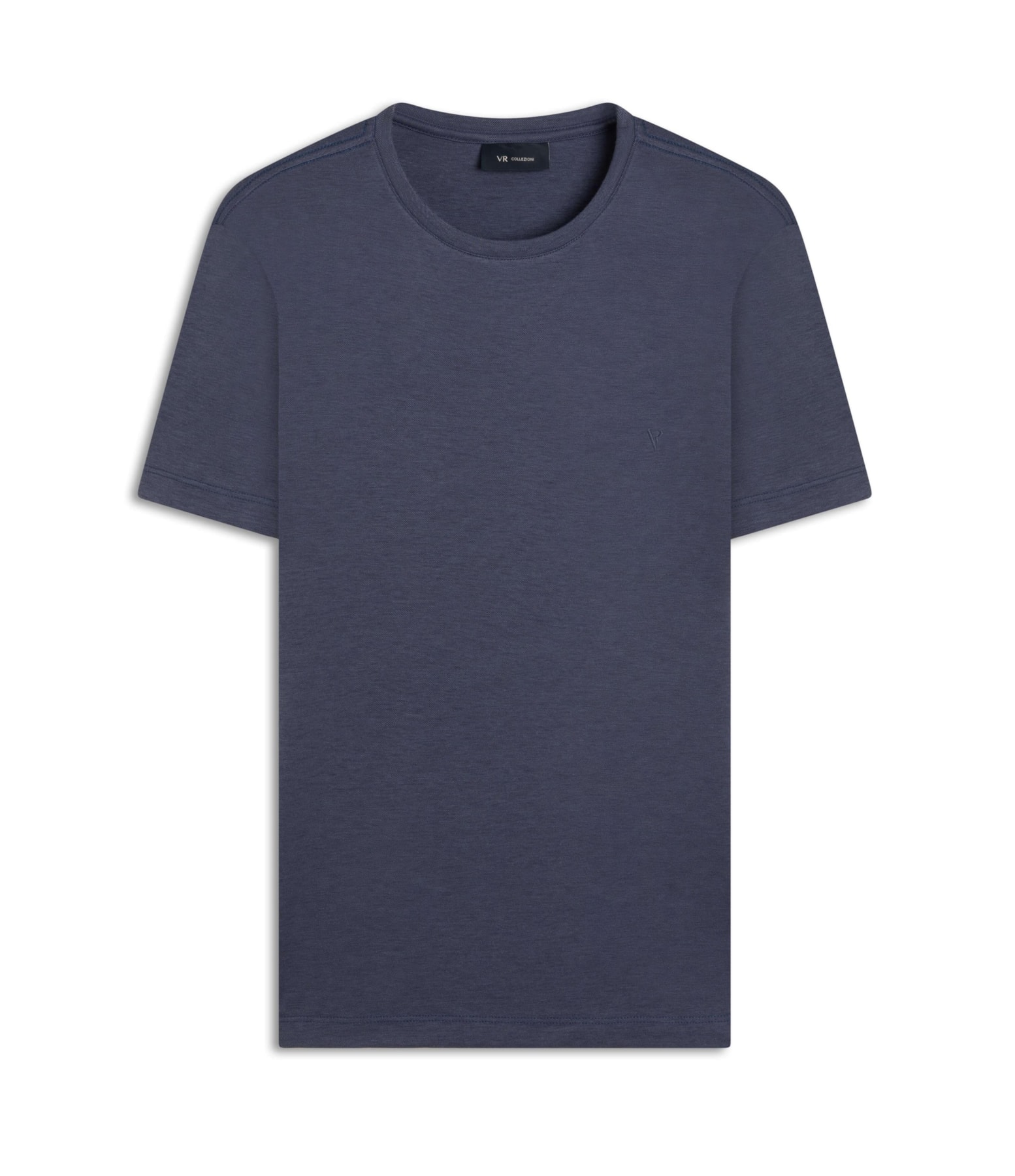 T-Shirt Interlock Pima Azul Escuro