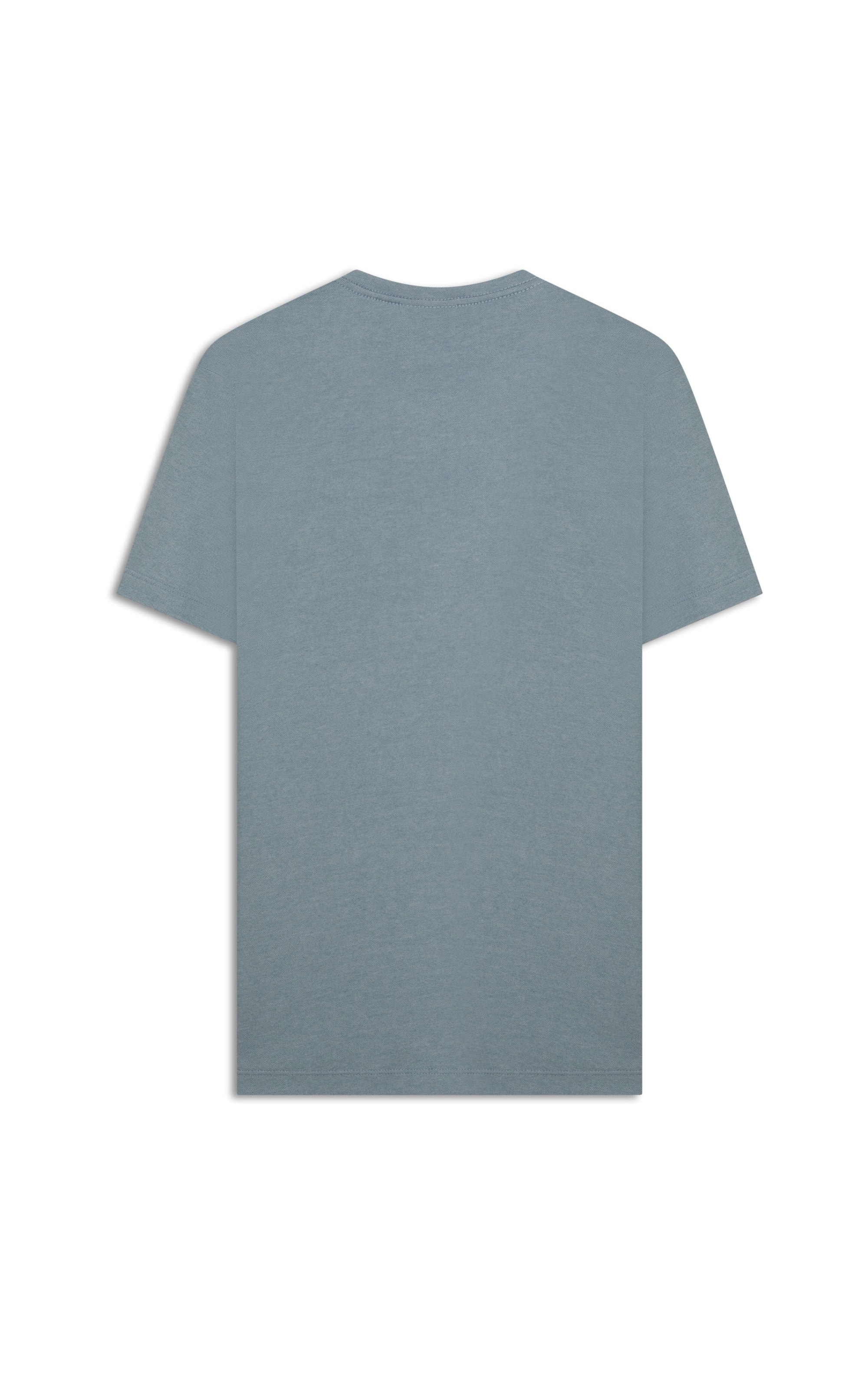 T-Shirt Interlock Pima Azul Seco