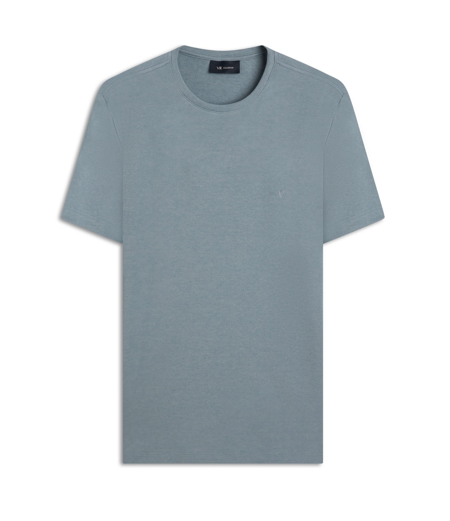 T-Shirt Interlock Pima Azul Seco