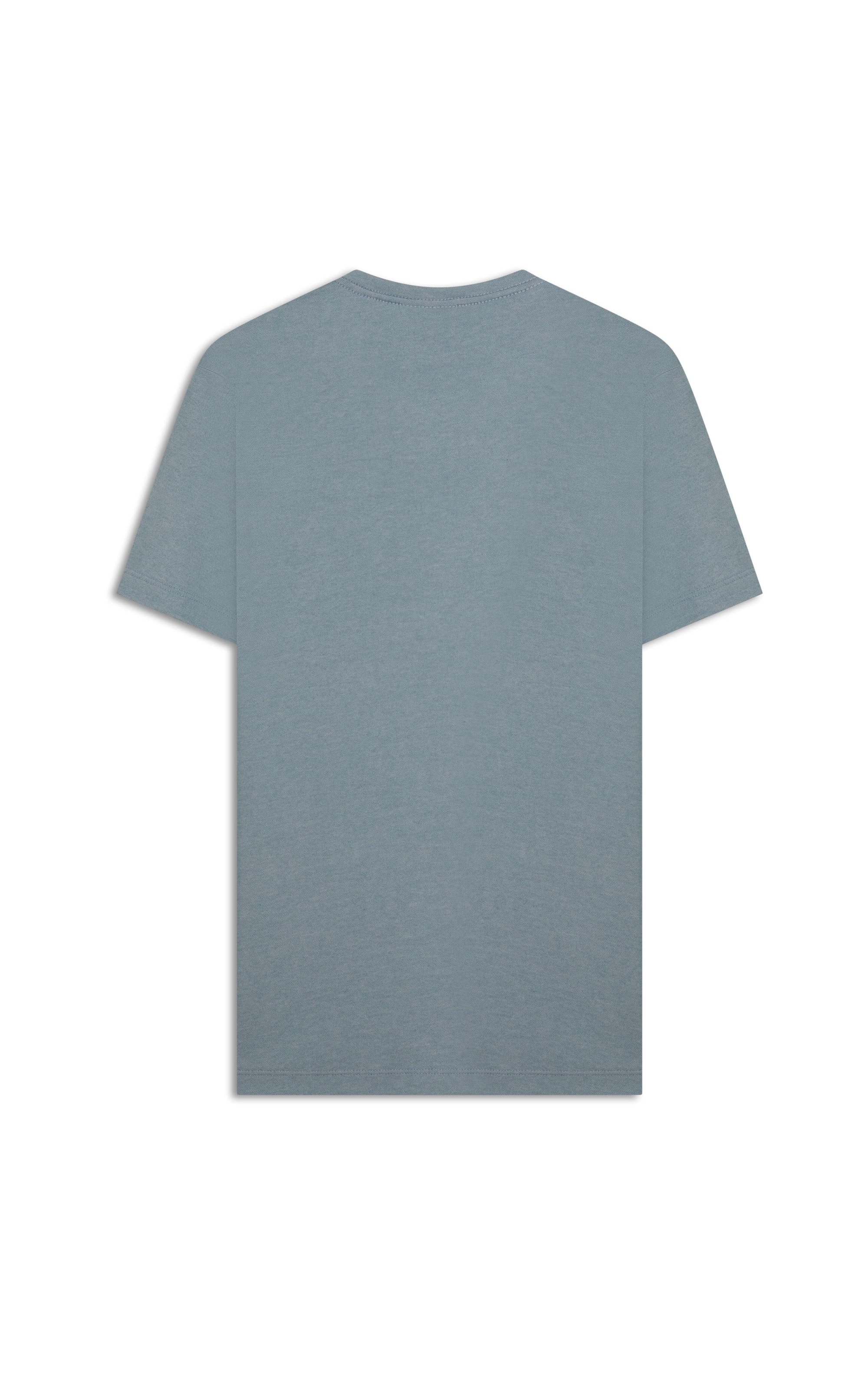 T-Shirt Interlock Pima Azul Seco