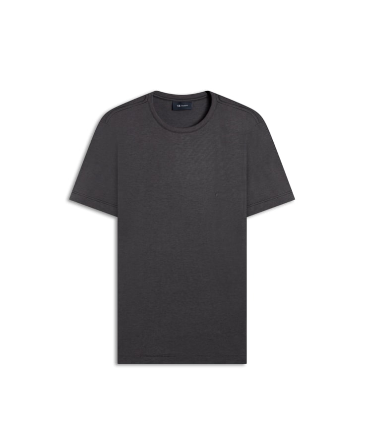 T-Shirt Interlock Pima Chumbo