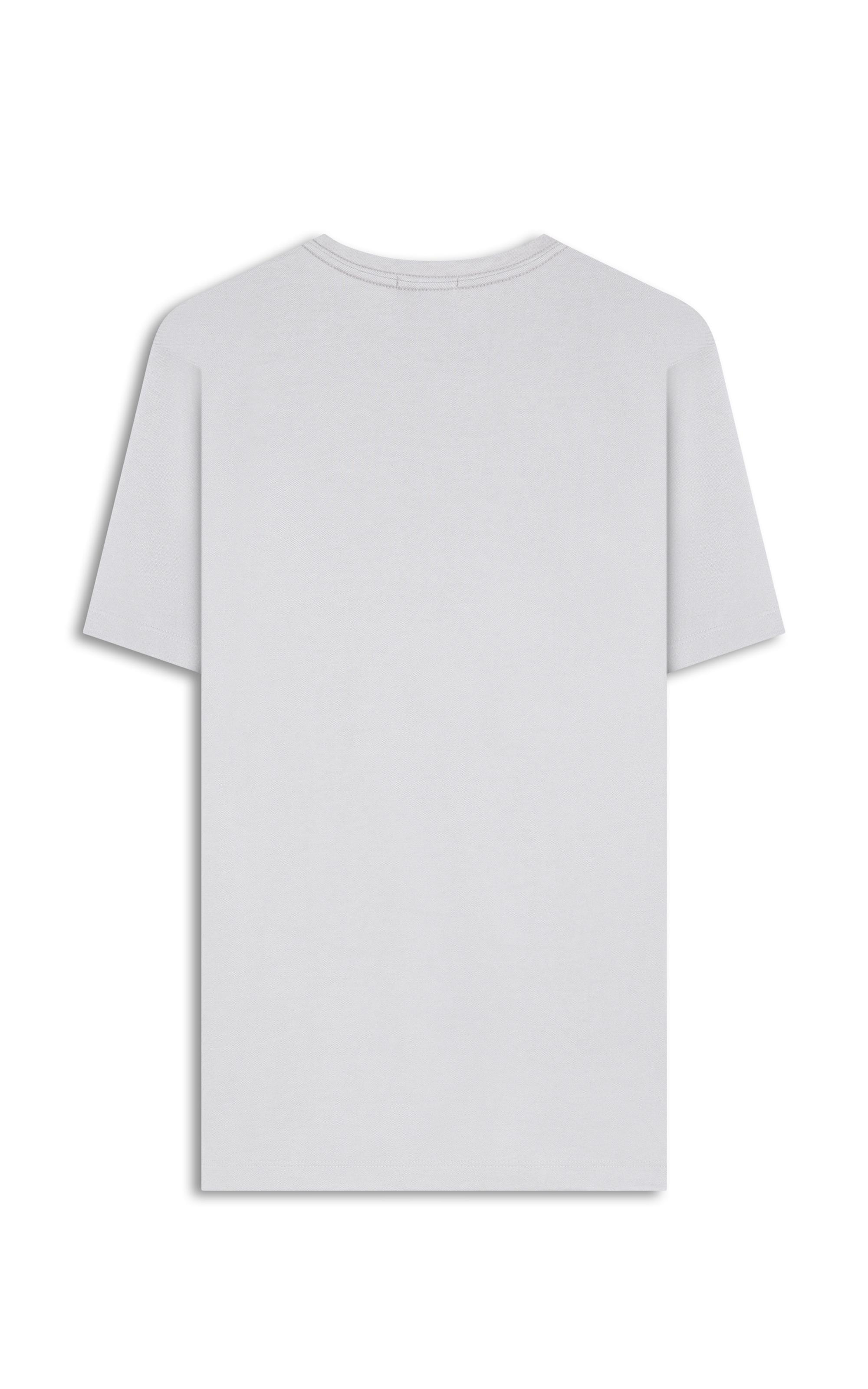 T-Shirt Interlock Pima Cinza Claro
