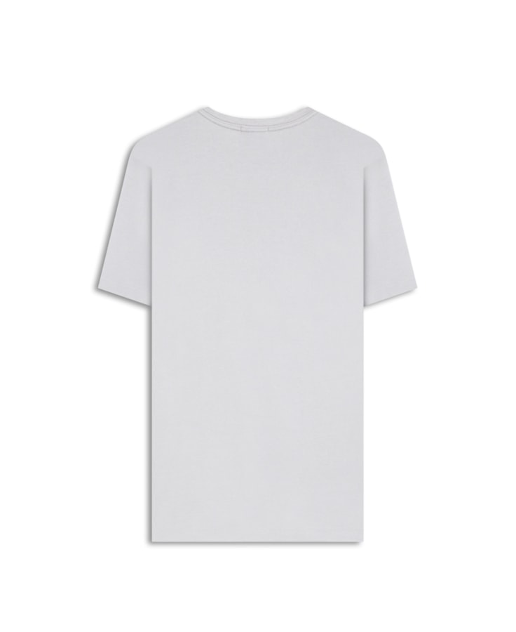 T-Shirt Interlock Pima Cinza Claro