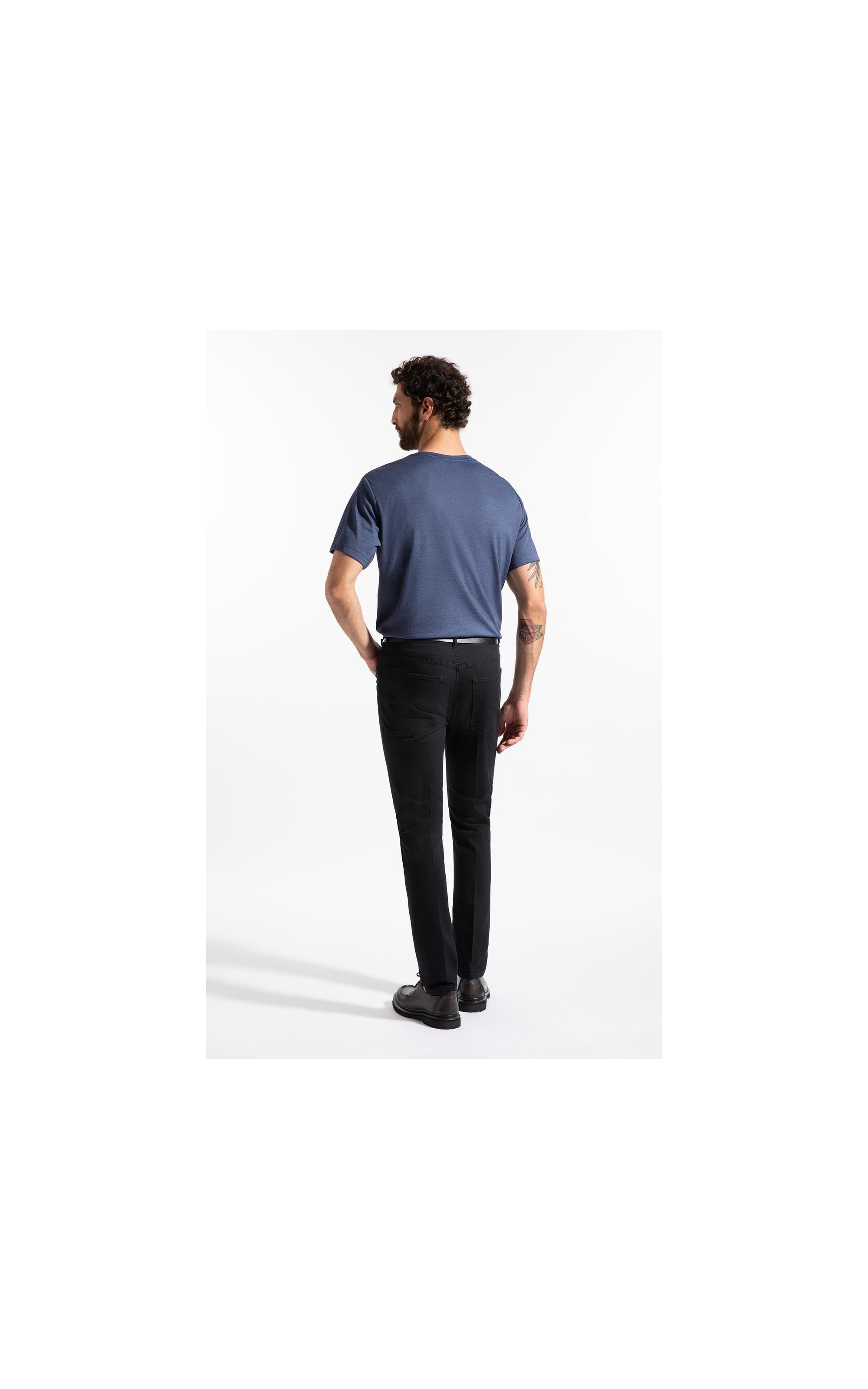 T-Shirt Interlock Pima Dark Blue                