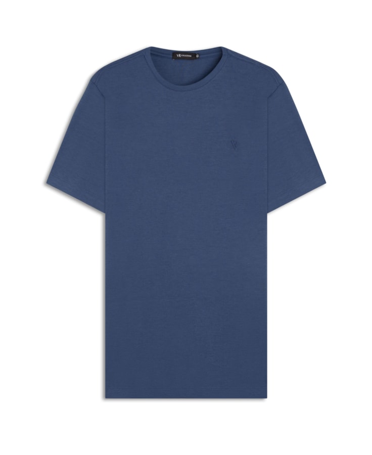 T-Shirt Interlock Pima Marinho