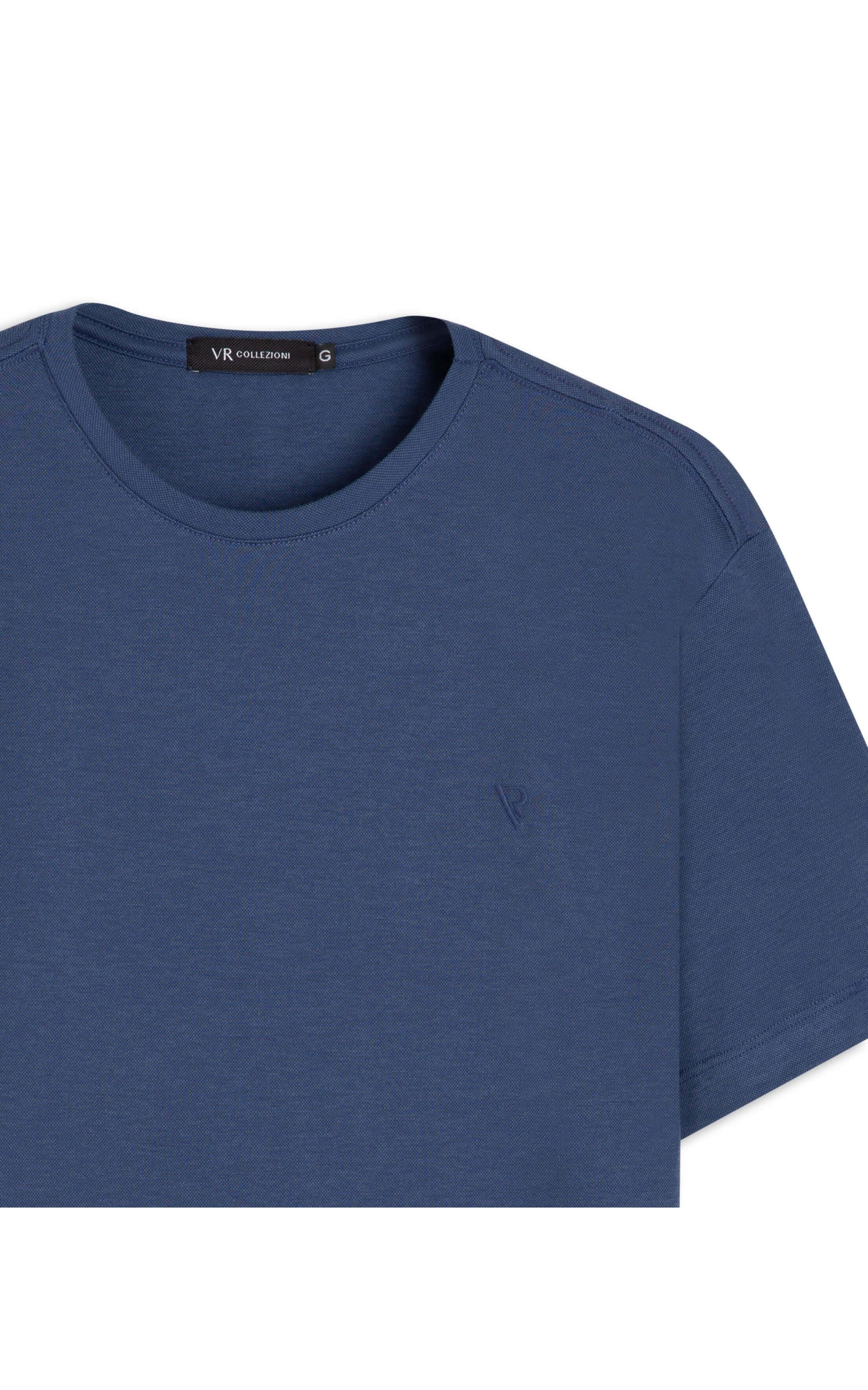 T-Shirt Interlock Pima Marinho