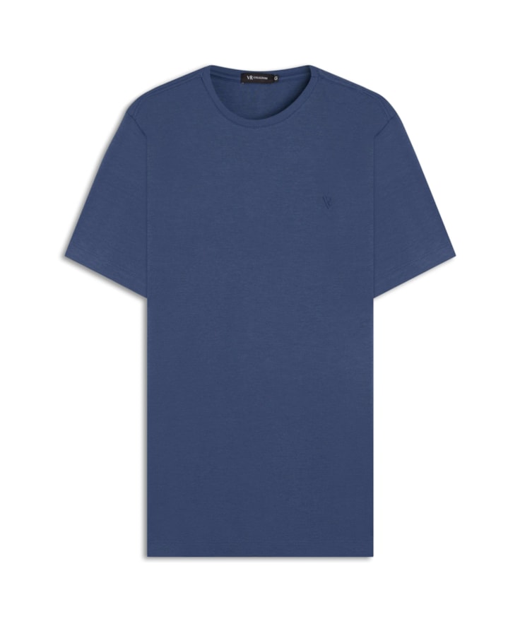 T-Shirt Interlock Pima Marinho