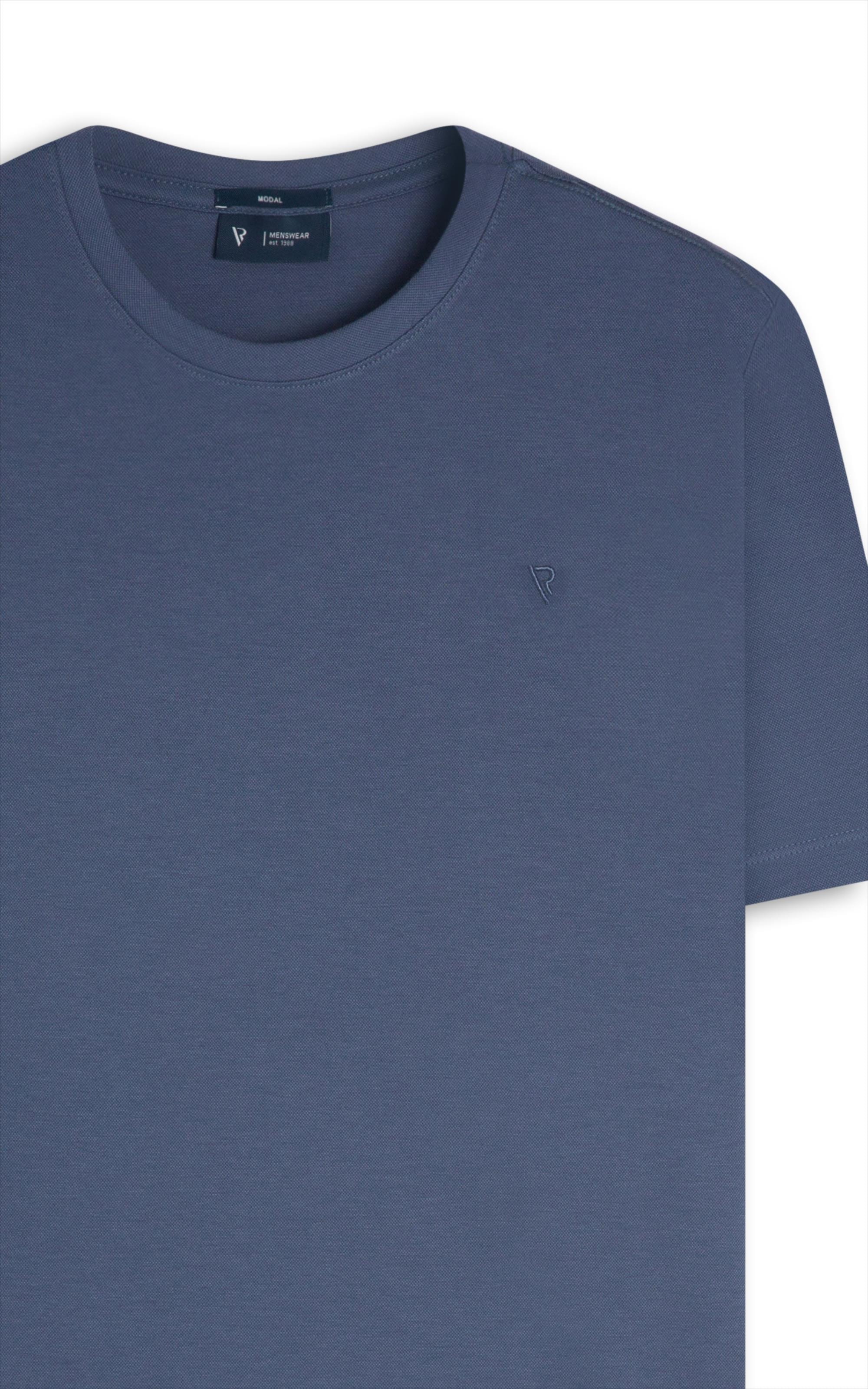 T-Shirt Interlock Pima Marinho