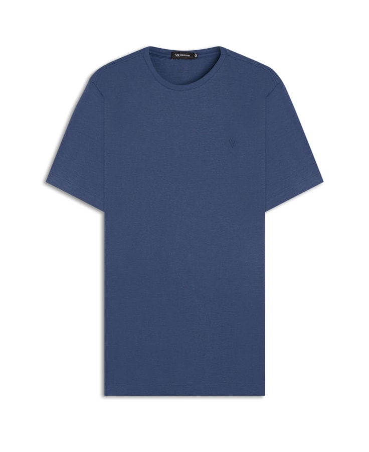 T-Shirt Interlock Pima Marinho Ii