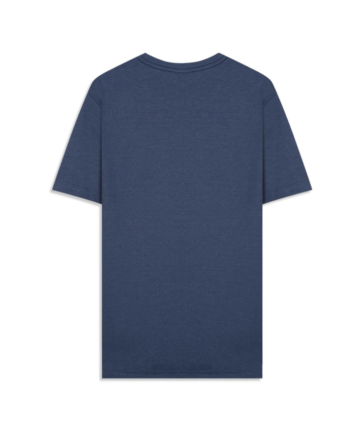 T-Shirt Interlock Pima Marinho Mescla