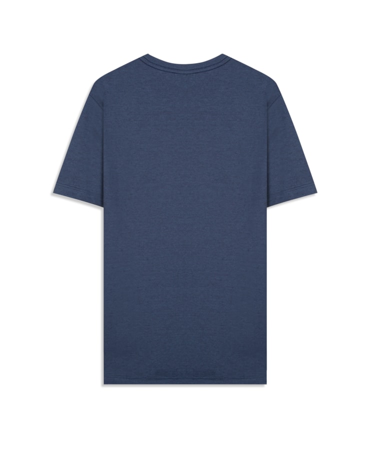 T-Shirt Interlock Pima Marinho Mescla