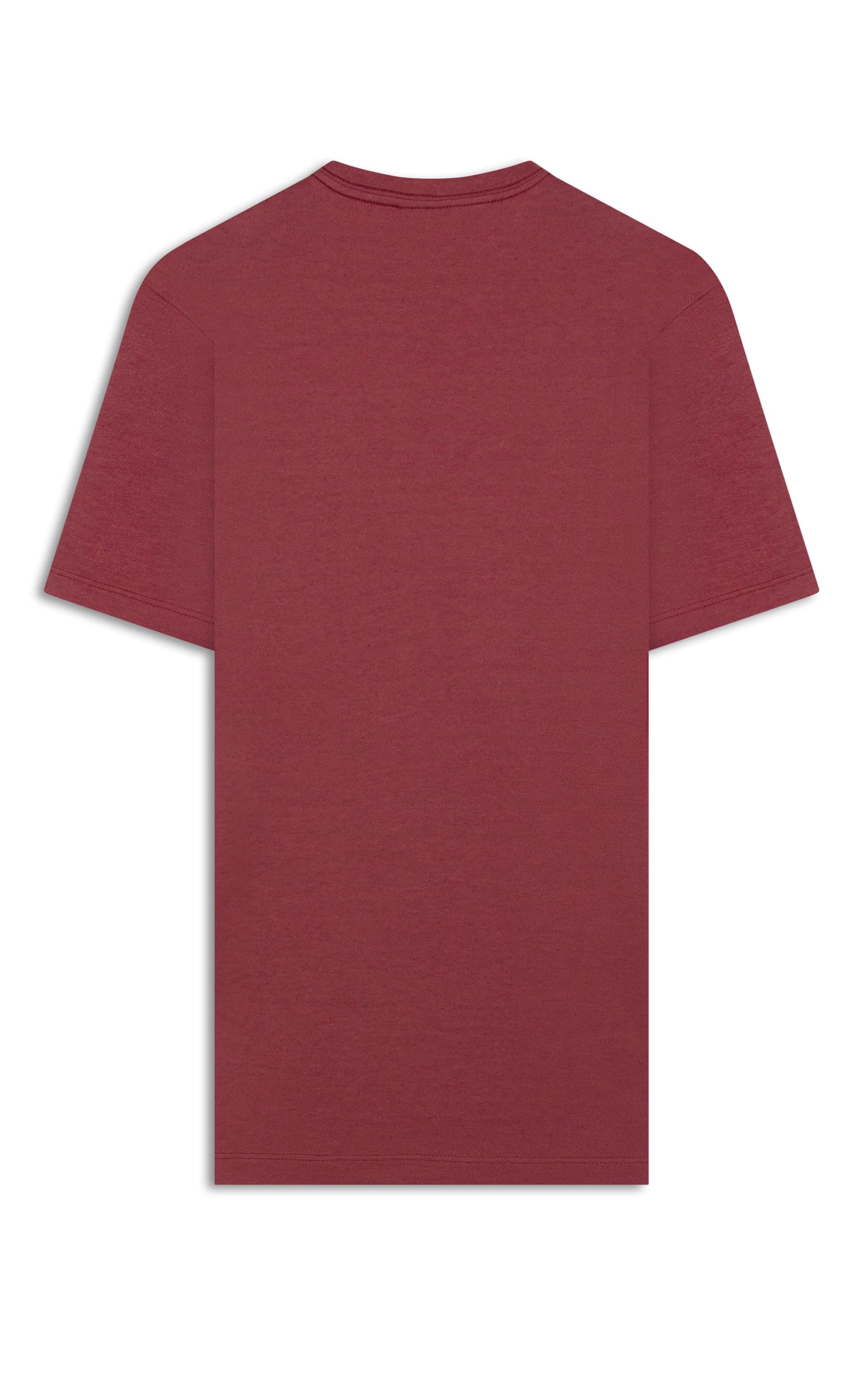 T-Shirt Interlock Pima Rosa Velho