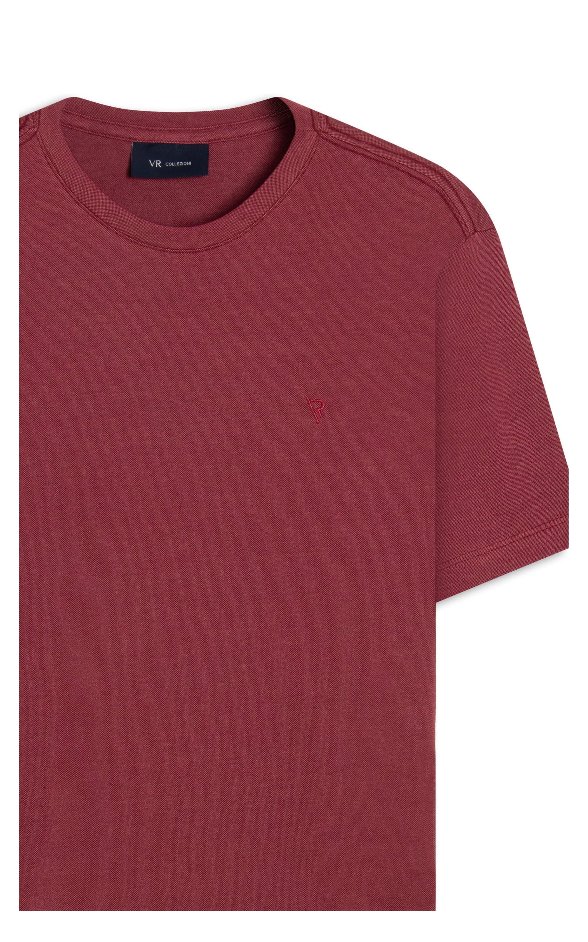 T-Shirt Interlock Pima Rosa Velho