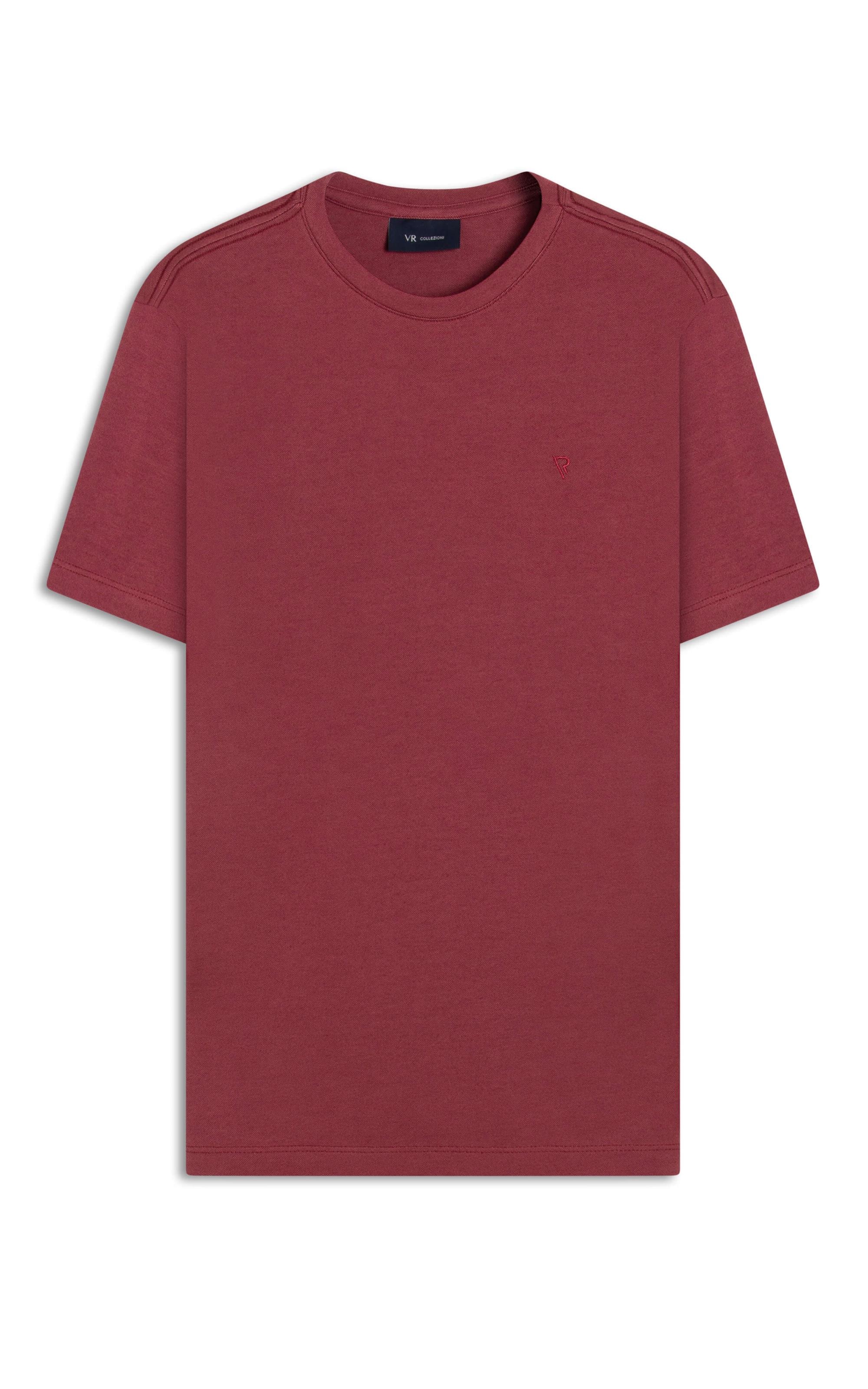T-Shirt Interlock Pima Rosa Velho