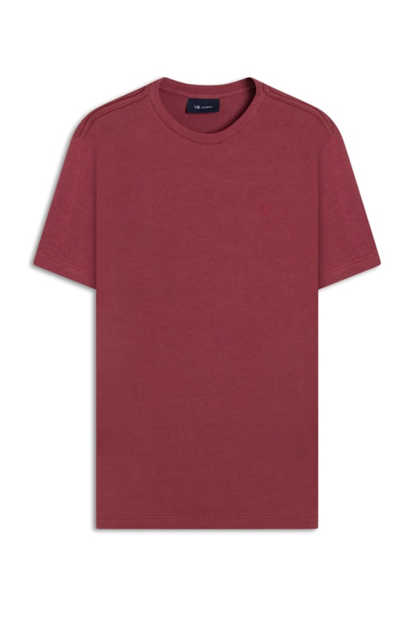T-Shirt Interlock Pima Rosa Velho