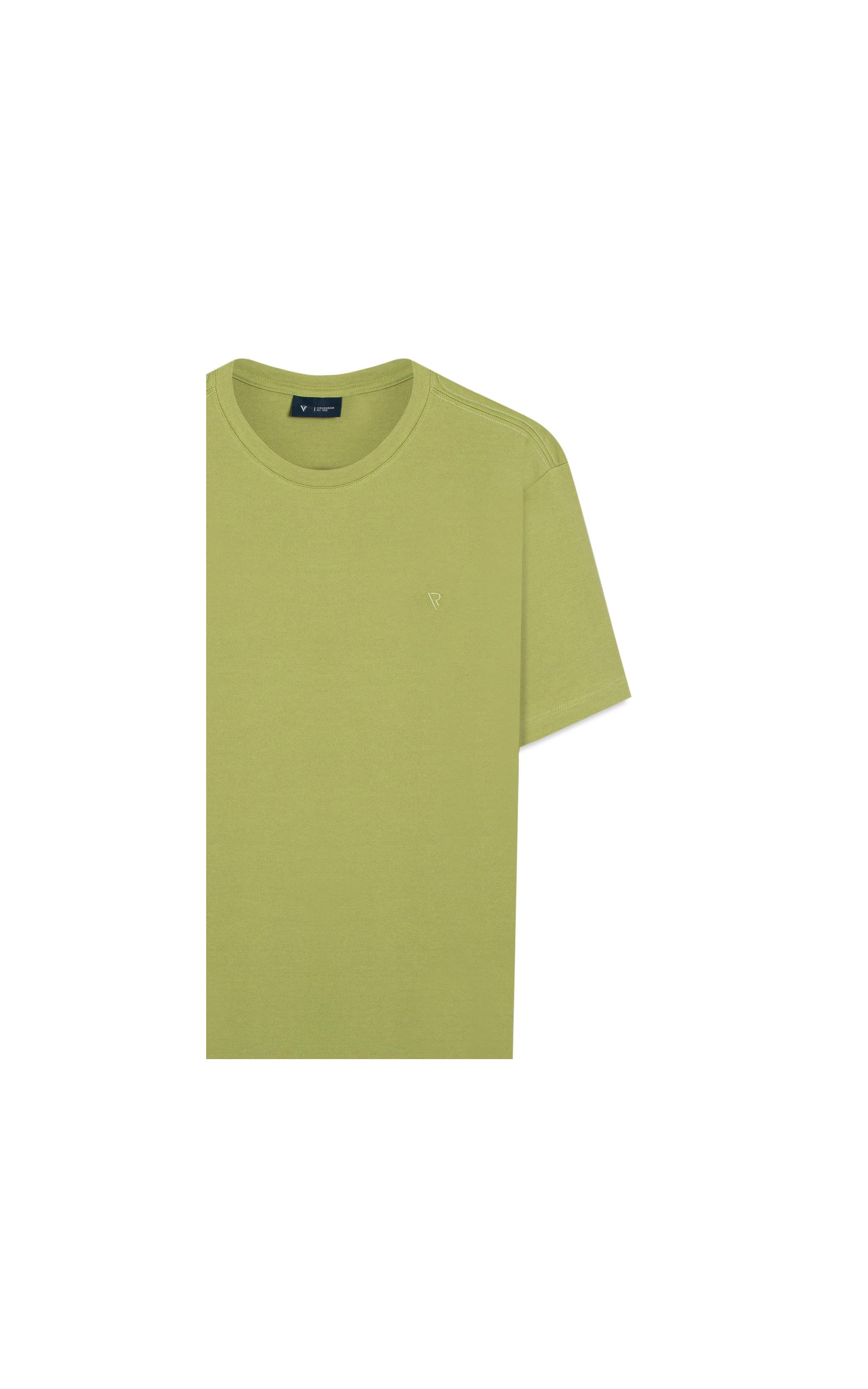 T-Shirt Interlock Pima Verde Claro