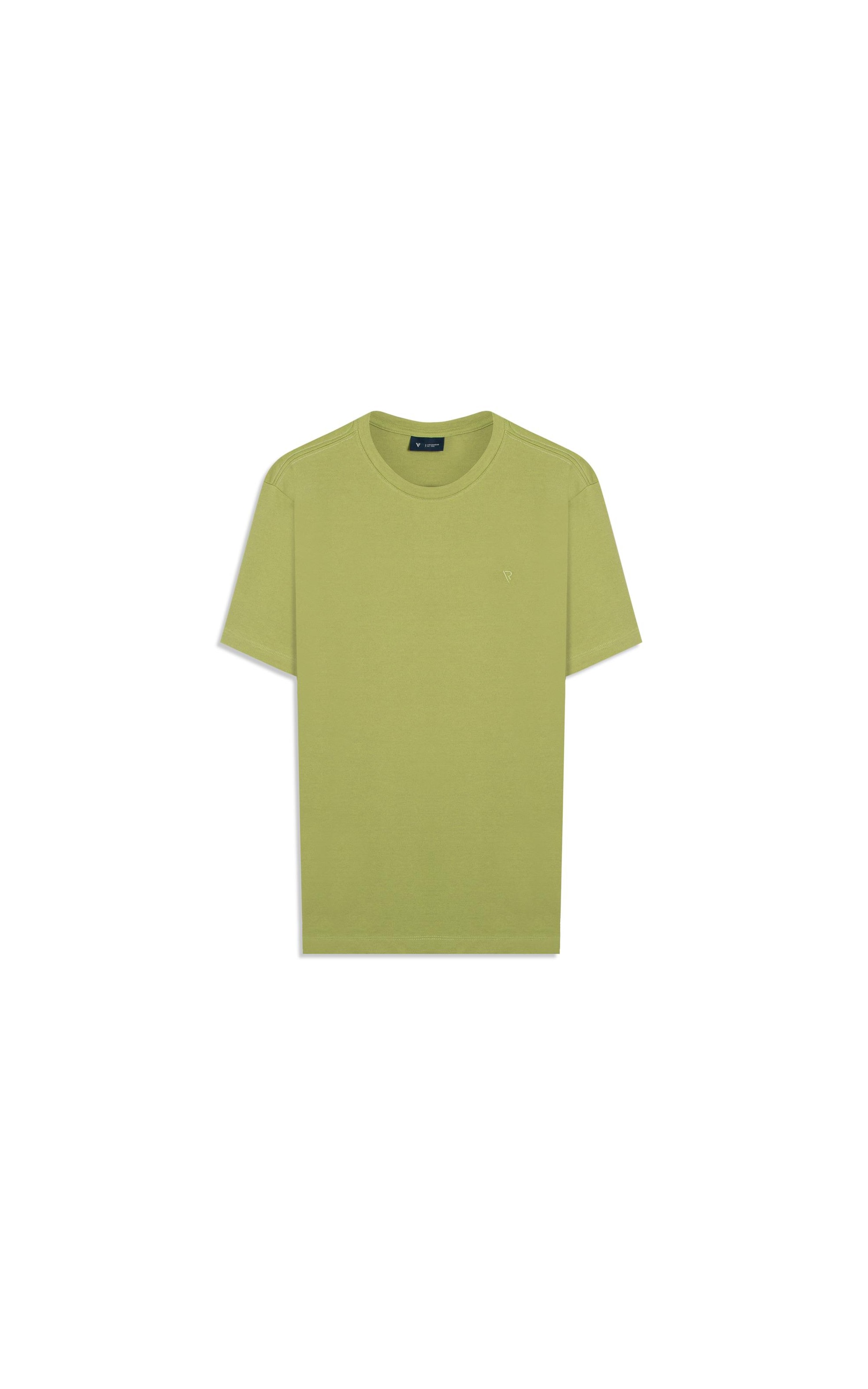 T-Shirt Interlock Pima Verde Claro