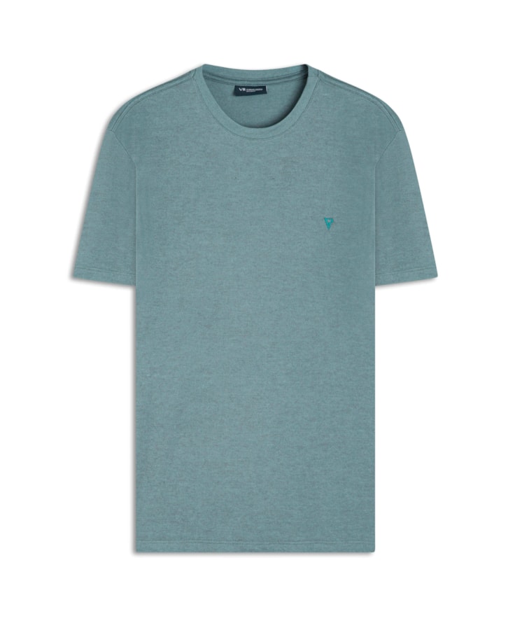 T-Shirt Interlock Pima Verde Claro i