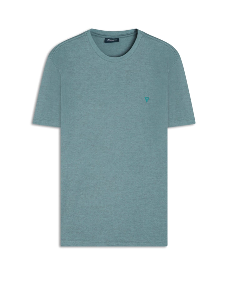 T-Shirt Interlock Pima Verde Claro i