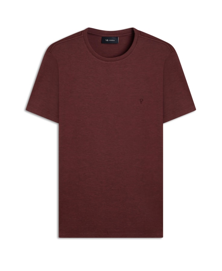 T-Shirt Interlock Pima Vinho