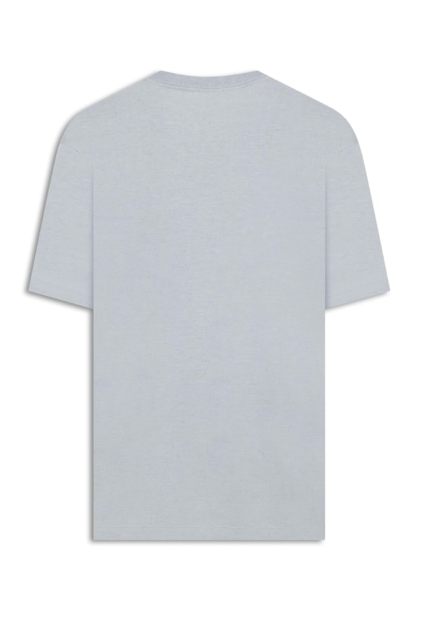 T-Shirt Linho Básica Azul Claro