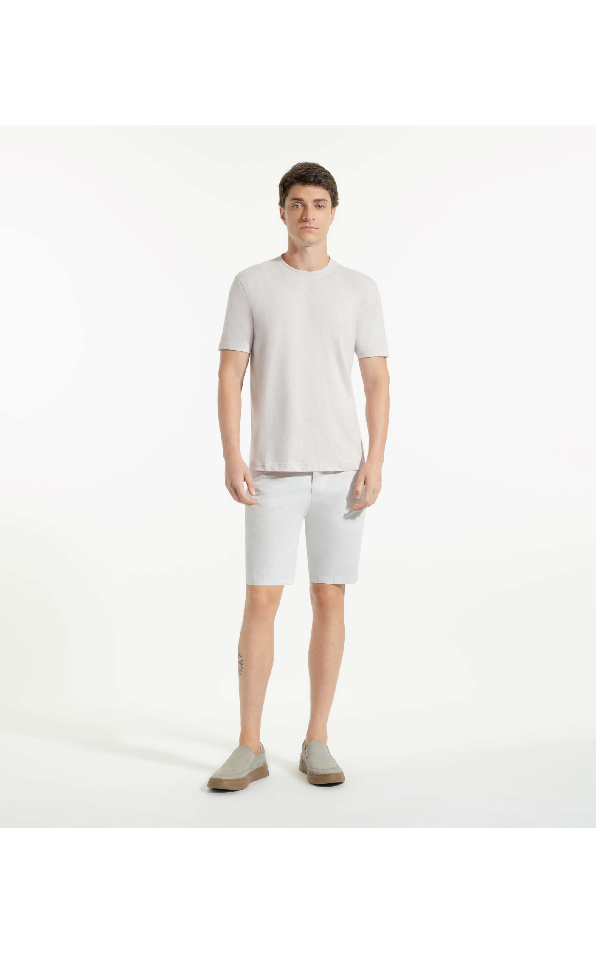 T-Shirt Linho Básica Lavanda